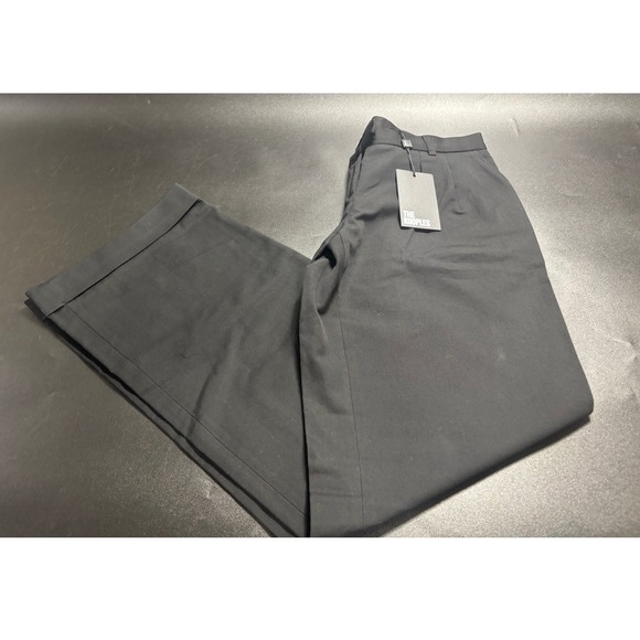 The Kooples Pants - THE KOOPLES Women's Black Pleated Wide Leg Trousers‎ Pants Size FR 38/US Med